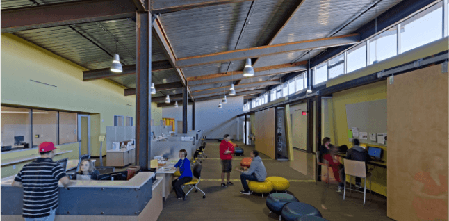 REDC building interior