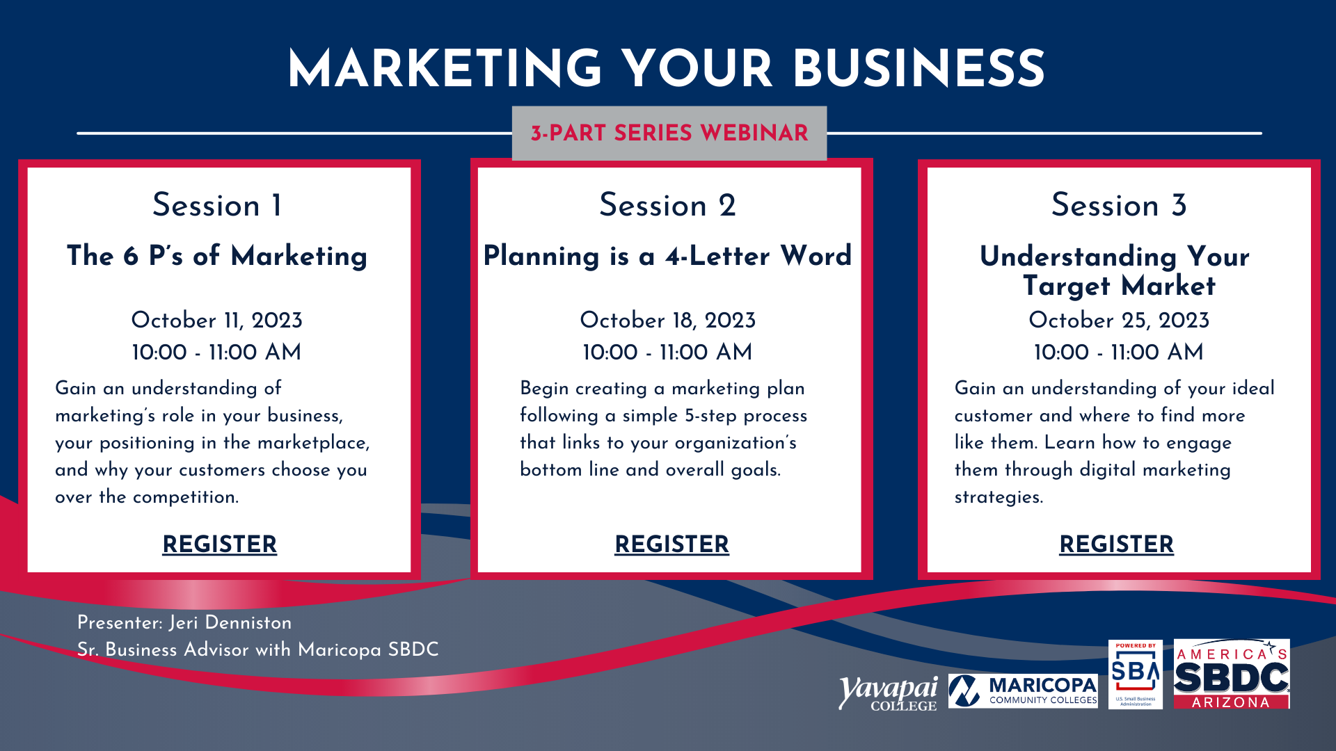 Marketing Your Business - Session 2: Planning is a 4-Letter Word